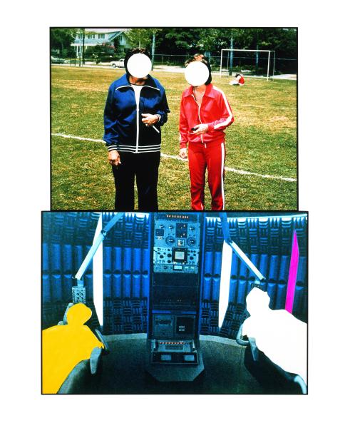 John Baldessari, Two Figures and Two Figures (in different environnments) © John Baldessari 1990. Courtesy Estate of John Baldessari © 2025; Courtesy John Baldessari Family Foundation; Sprüth Magers; Greta Meert Gallery – Antwerp
